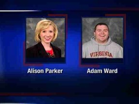 Alison Parker and Adam Ward are pictured in this handout photo from TV station WDBJ7 obtained by Reuters on Aug. 26, 2015. Parker, a WDBJ reporter, and Ward, a WDBJ cameraman were shot and killed in Virginia on Wednesday morning while conducting a live interview. (REUTERS/WDBJ7/Handout via Reuters)