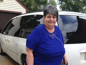 Betty Demkey's burgundy walker was stolen from her van overnight last Thursday. The 63-year-old has relied on the mobility device for the past four years.