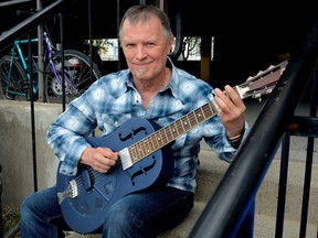 Tom Lockwood will be singing the blues Sunday at Wortley Village Fest. (MORRIS LAMONT, The London Free Press)