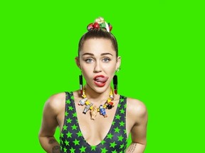 Miley Cyrus, host of this year's MTV VMAs. (Handout photo)