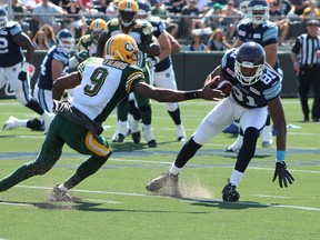 The Eskimos are looking to stop the Argonauts on Friday, in order to get back on an even footing during a string of tough midseason matchups. (Robert Murray, Postmedia Network)