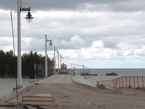 Port Stanley pier rebuilt