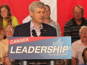 Prime Minister Stephen Harper. (Lois Ann Baker/Postmedia Network)