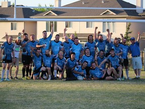 After a 71-3 thrashing of Leduc last weekend, the Sharks enter their final regular season game in do-or-die position. Beat Cold Lake on Saturday, Aug. 29 (2 p.m. Westerra Fields in Stony Plain) and move on to the playoffs or lose and spend the post-season on the sidelines. - File Photo