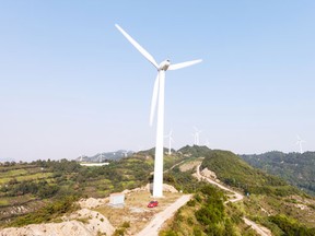 A wind turbine. (Fotolia)