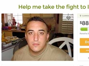 Screen grabs showing Gofundme campaigns to fight against ISIS. Handout/Postmedia Network