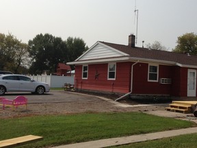 The Red Roost Motel in Pembina, N.D., where Ultra Life Body Scan set up for two days to provide affordable — and quick — ultrasound imaging to Manitobans tired of waiting for appointments at home.