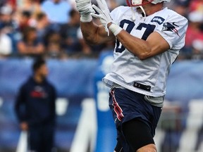 New England's Rob Gronkowski is the top fantasy tight end this season. (AP)