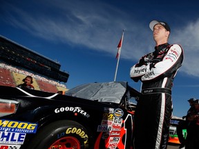 Cameron Hayley is the only Canadian racing full-time in the NASCAR Camping World Truck Series. The 19-year-old Calgarian currently sits sixth in the standings and will be looking to improve on that ranking when he takes part in the Chevrolet Silverado 250 at Canadian Tire Motorsport Park this weekend. (Getty Images/AFP)