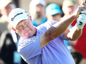 Rod Spittle shot a 6-under 66 on Saturday to take a one-shot lead over Scott McCarron and John Huston after the second round of the Dick's Sporting Goods Open. (Al Charest/Postmedia Network)