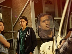 Elizabeth Rodriguez as Liza, Lorenzo James Henrie as Chris and Cliff Curtis as Travis/

(Courtesy)