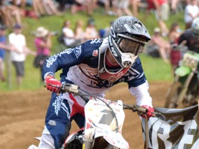 Colton Facciotti races at Gopher Dunes in Round 5 of the Rockstar Energy Drink Motocross Nationals in July. (CHRIS ABBOTT/TILLSONBURG NEWS)