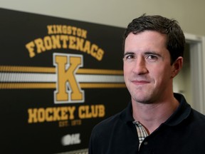 Kingston Frontenacs coach Paul McFarland is beginning his second season behind the Kingston bench. (Whig-Standard file photo)