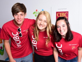 Photo supplied
Quade Howald, left, a Grade 10 student from Sudbury, is among just 30 teens from across Canada to receive a CIBC Youthvision Scholarship.