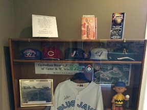 Canadian Baseball Hall of Fame display