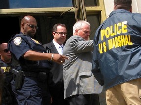 Jared Fogle is led from federal court in Indianapolis, Indiana August 19, 2015.(REUTERS/Susan Guyett)