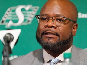 Bob Dyce was named interim head coach of the Saskatchewan Roughriders on Tuesday after Corey Chamblin was fired Monday.