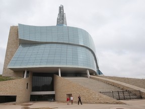 The Canadian Museum for Human Rights in Winnipeg, Man. is seen on May 28, 2015. (Brian Donogh/Postmedia Network)