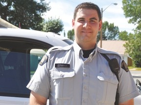 Const. Tyler Pearce is the newest member of the Vulcan RCMP. Stephen Tipper Vulcan Advocate