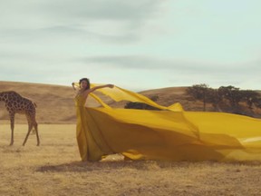 Taylor Swift in a scene from her Wildest Dreams video. (Screen shot)