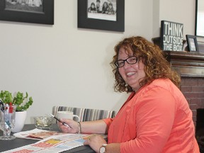 Kelly Gilson, executive director of the United Way Oxford, sat down with the Sentinel-Review to explain the new funding model that the organization will be rolling out in the coming months. (MEGAN STACEY, Sentinel-Review)