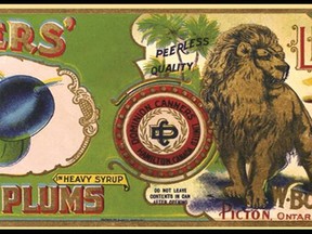 Colourful drawings of the can's contents were featured on Boulter's Lion Brand cans. Later, labels proudly included an image of Boulter's face and product awards.