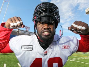 Former Calgary Stampeders defensive end Shawn Lemon has agreed to a contract with the Ottawa RedBlacks. (Postmedia Network Files)