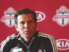 Greg Vanney took over from Ryan Nelsen in September 2014 as TFC manager. (JACK BOLAND/Toronto Sun)
