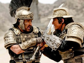 Jackie Chan and John Cusack in "Dragon Blade."