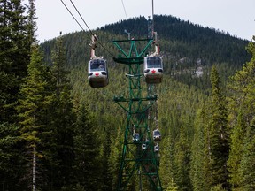 Brewster Travel Canada announced a $26 million investment for enhancements and upgrades to the Banff Gondola on Thursday, Sept. 3, 2015. (Daniel Katz/ Crag & Canyon/ Postmedia Network)