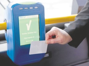 Fanshawe students can use the LTC?s new smart card reader now, a month before the public. (File photo)
