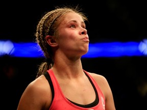 Paige VanZant is slowly climbing the UFC's strawweight division rankings. (Alex Trautwig/Getty Images/AFP)