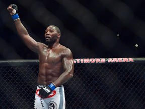 Anthony Johnson (pictured) will take on Jimi Manuwa at UFC 191 in Las Vegas on Saturday. (Tommy Gilligan/USA TODAY Sports/Files)