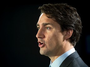 Liberal Leader Justin Trudeau responds to a question during a news conference Thursday, Sept. 3, 2015 in Brossard, Que. (The Canadian Press)