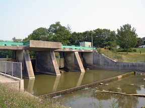 The Mitchell Dam is getting a facelift – okay, maybe not literally – but work will be done over the next eight weeks, the Upper Thames River Conservation Authority (UTRCA) said. GALEN SIMMONS/MITCHELL ADVOCATE
