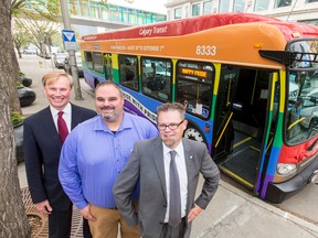 Calgary Transit?s Rainbow Pride bus, shown off by officials at its rollout last month, is at the centre of controversy after one transit driver refused to drive it on religious grounds. That got Londoner Joshua P. Morgan thinking about the intersection of rights and freedom. Lyle Aspinall/Postmedia Network
