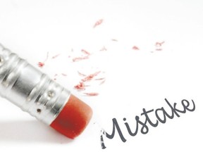 Mistake erase