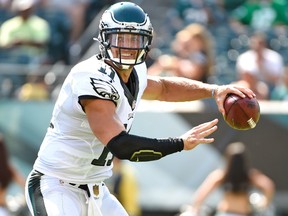 Tim Tebow's strong preseason with the Philadelphia Eagles was good news for him and bad news for Matt Barkley, who was traded to the Arizona Cardinals. Could be worse for Barkley, though. He could be unemployed like so many others. (Eric Hartline/USA TODAY Sports)
