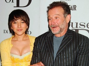 Actors Robin Williams and his daughter Zelda Williams pose for photographers during the premiere of their film "House of D" in New York, in this file picture taken April 10, 2005. REUTERS/Bill Davila