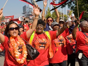 A scene from Toronto's Labour Day Parade. (DAVE THOMAS, Toronto Sun)