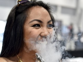 MANTRA wants to outlaw vaping in bars, casinos, and other adult-only enclosed establishments. (REUTERS/David Becker file)