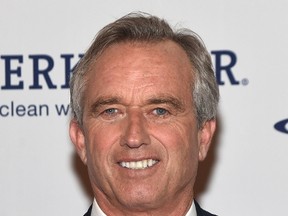 Robert Kennedy Jr attends the 2015 Riverkeeper Fishermen's Ball at Pier Sixty at Chelsea Piers on May 20, 2015 in New York City.  Jamie McCarthy/Getty Images/AFP