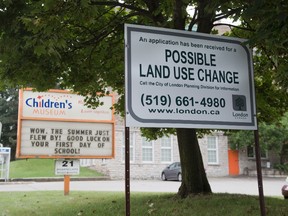 The new owner of the children?s museum building has applied for rezoning so it can be converted to office or residential use when the museum moves out. (DEREK RUTTAN, The London Free Press)