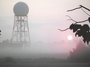 Environment Canada’s Exeter weather radar station. (File photo)