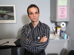 Mario Elia, a family doctor in London, warns doctors could leave the province under fee cuts proposed by the Health Ministry. (DEREK RUTTAN, The London Free Press)