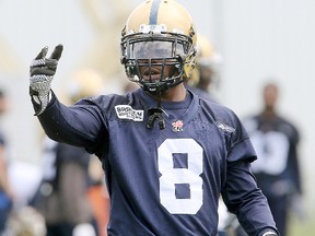 Winnipeg Blue Bombers linebacker Chris Randle has been lost for the season with a knee injury. (Brian Donogh/Winnipeg Sun file photo)