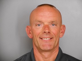 This undated file photo provided by the Fox Lake Police Department shows Lt. Charles Joseph Gliniewicz, was shot and died Tuesday, Sept. 1, 2015, in Fox Lake, Ill. Coroner Dr. Thomas Rudd said Wednesday Sept. 9, 2015 that Gliniewicz, who died last week suffered a "single devastating" gunshot wound, but he can't rule whether it was a homicide, suicide or accident. (Fox Lake Police Department photo via AP, File)