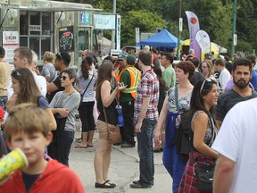 Several downtown streets will be closed starting Friday for this weekend's ManyFest. (Kevin King/Winnipeg Sun file photo)