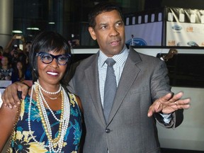 Pauletta Pearson Washington with husband Denzel. (Reuters files)