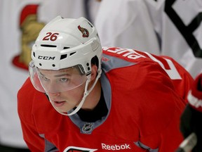 Ottawa Senators forward Matt Puempel.  Tony Caldwell/Ottawa Sun/Postmedia Network